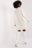 Casual Midi Dress with Unique Fabric Texture and Long Sleeves