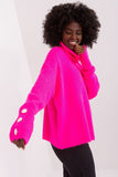 Elegant Long Sleeve Turtleneck Sweater with Buttons