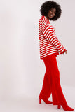 Striped Sweater and Pants Set for Stylish Comfort