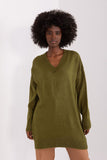 Elegant Modern Sweater with Heart Neckline and Long Sleeves