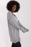 Elegant Long Sleeve Sweater with Heart Neckline