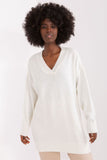 Elegant Modern Long Sleeve Sweater with Heart Neckline