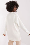 Elegant Modern Long Sleeve Sweater with Heart Neckline