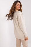 Elegant Modern Sweater with Heart Neckline and Long Sleeves