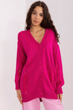 Charming Button-Detail Sweater with Heart Neckline