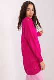 Charming Button-Detail Sweater with Heart Neckline