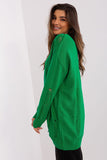 Charming Women's Sweater with Button Detail and V-Neck