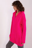Elegant Women's Turtleneck Sweater with Zippered Design