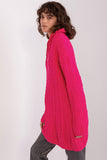 Elegant Women's Turtleneck Sweater with Zippered Design