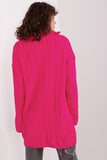 Elegant Women's Turtleneck Sweater with Zippered Design