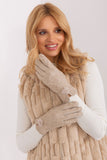 Elegant Insulated Women's Gloves with Decorative Pompoms