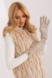 Elegant Insulated Women's Gloves with Decorative Pompoms