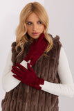 Elegant Insulated Women's Gloves with Pom Poms & Touchscreen