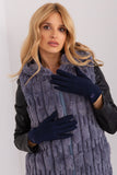 Elegant Insulated Women's Gloves with Decorative Patches