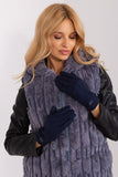 Elegant Insulated Women's Gloves with Decorative Patches