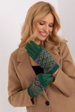 Embroidered Floral Touchscreen Women's Gloves with Insulation