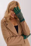Embroidered Floral Touchscreen Women's Gloves with Insulation