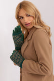 Embroidered Floral Touchscreen Women's Gloves with Insulation