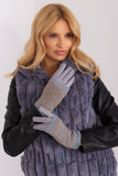 Insulated Touchscreen Women's Gloves with Flower Design