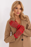 Embroidered Touchscreen Women's Gloves with Knitted Insulation