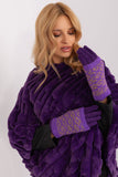 Embroidered Flower Touchscreen Women's Gloves with Insulation