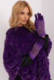 Embroidered Flower Touchscreen Women's Gloves with Insulation