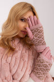 Embroidered Touchscreen Women's Gloves with Knitted Insulation
