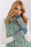 Stylish Insulated Women's Gloves with Touchscreen Floral Design