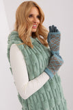 Stylish Insulated Women's Gloves with Touchscreen Floral Design