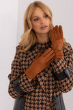 Elegant Insulated Women's Gloves with Touchscreen Flower Design