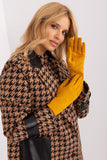 Elegant Insulated Women's Gloves with Embroidered Flower