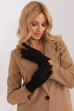 Elegant Insulated Women's Gloves with Touchscreen Flower Design