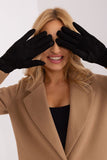 Elegant Insulated Women's Gloves with Touchscreen Flower Design