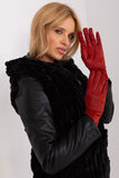 Elegant Insulated Women's Touchscreen Gloves with Embroidered Flower