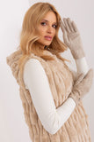 Elegant Insulated Women's Gloves with Geometric Pattern