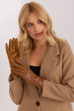 Elegant Touchscreen Gloves with Embroidered Flower Design