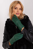 Elegant Touchscreen Gloves with Flower Embroidery