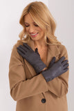 Elegant Insulated Gloves with Embroidered Touchscreen Finger