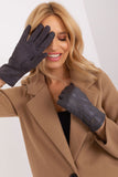 Elegant Insulated Gloves with Embroidered Touchscreen Finger