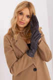 Elegant Insulated Gloves with Embroidered Touchscreen Finger