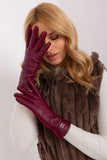 Elegant Insulated Gloves with Touchscreen Floral Design