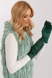 Elegant Insulated Women's Gloves with Floral Touch