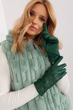 Elegant Insulated Women's Gloves with Floral Touch