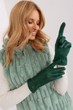 Elegant Insulated Women's Gloves with Floral Touch