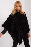 Versatile Casual Poncho with Unique Textured Design