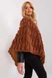 Versatile Casual Poncho with Unique Texture and Comfort