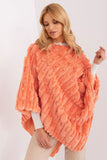 Versatile Casual Poncho with Unique Textured Fabric