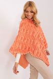 Versatile Casual Poncho with Unique Textured Fabric