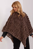 Versatile Casual Textured Poncho for Everyday Wear