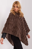 Versatile Casual Textured Poncho for Everyday Wear